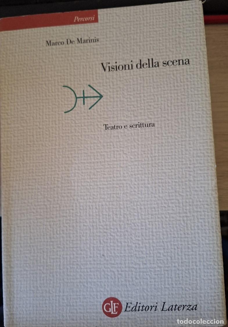 Libros de segunda mano de ciencias: VISIONI DELLA SCENA. - MARINIS, Marco de. - Foto 1