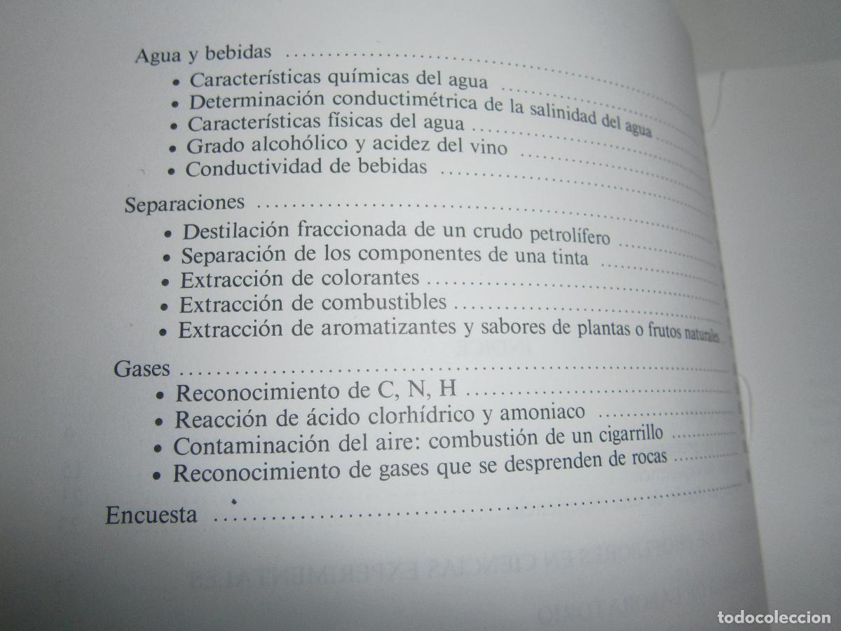 Libros de segunda mano de ciencias: EXPERIENCIAS DE LABORATORIO - Foto 3