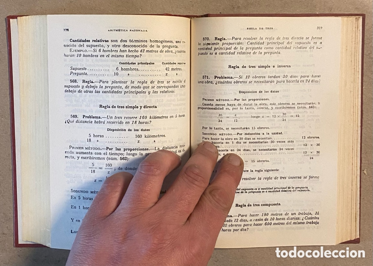 Libros de segunda mano de ciencias: TRATADO TE&Oacute;RICO PR&Aacute;CTICO DE ARITM&Eacute;TICA RAZONADA. CURSO SUPERIOR. EDICIONES BRU&Ntilde;O 1966. - Foto 4