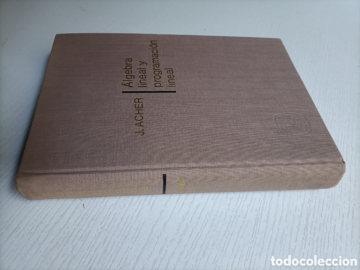 Libros de segunda mano de ciencias: &Aacute;lgebra lineal y programaci&oacute;n Montaner y Sim&oacute;n edici&oacute;n 1967 matem&aacute;ticas - Foto 8
