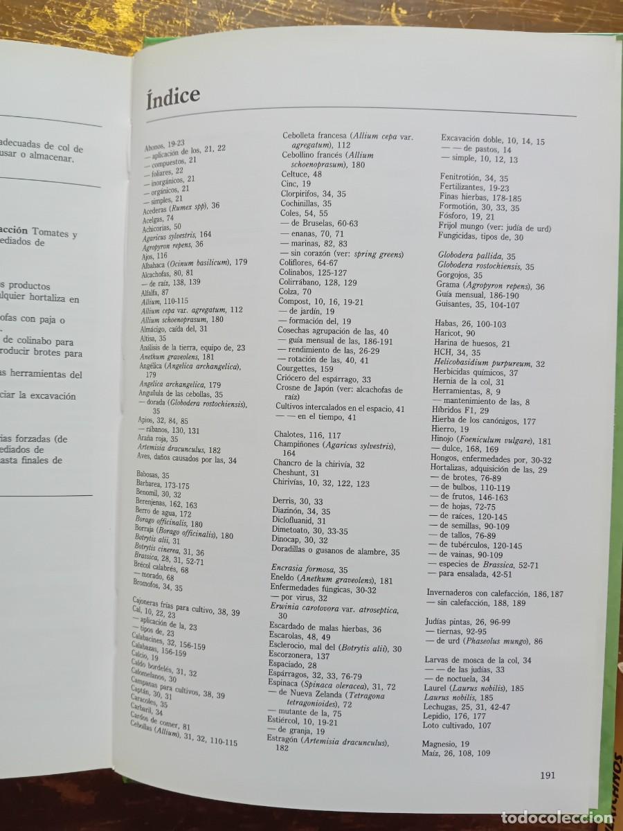 Libros de segunda mano: Los secretos del huerto 1996 ediciones Folio - Foto 11