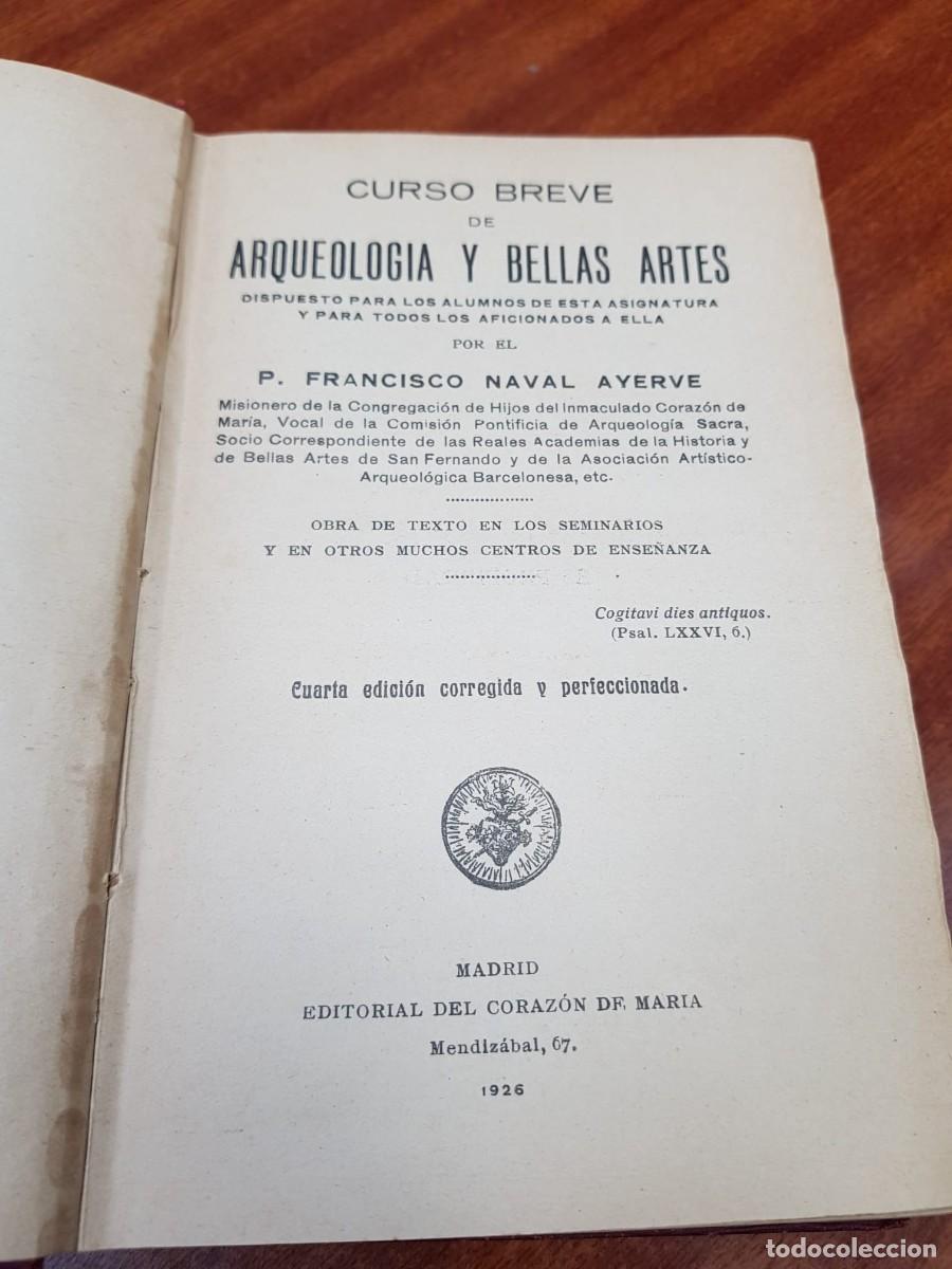 Libros de segunda mano de ciencias: CURSO BREVE DE ARQUEOLOGIA-F.NAVAL - Foto 4