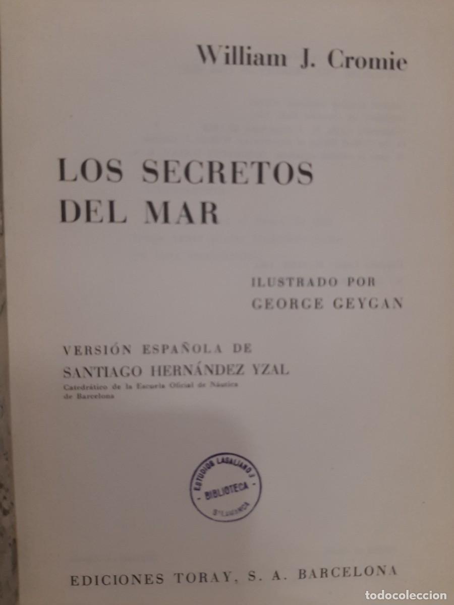 Libros de segunda mano: William J. Cromie. Los secretos del mar - Foto 2