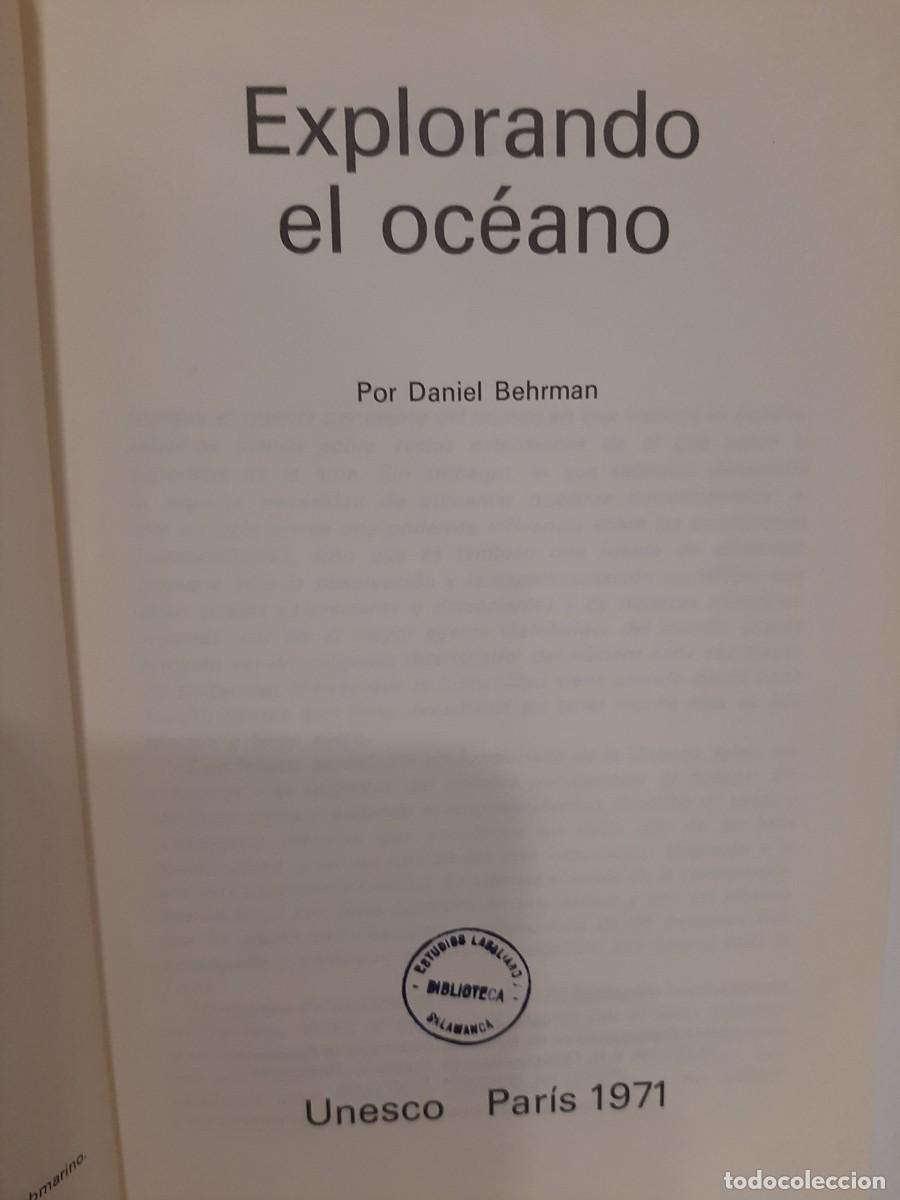 Libros de segunda mano: Daniel Behrman. Explorando el oc&eacute;ano - Foto 2