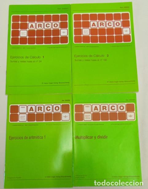 Libros de segunda mano de ciencias: LOTE DE 4 NUMEROS ARCO, EJERCICIOS DE CALCULO, ARITMETICA, MULTIPLICAR Y DIVIDIR - Foto 1