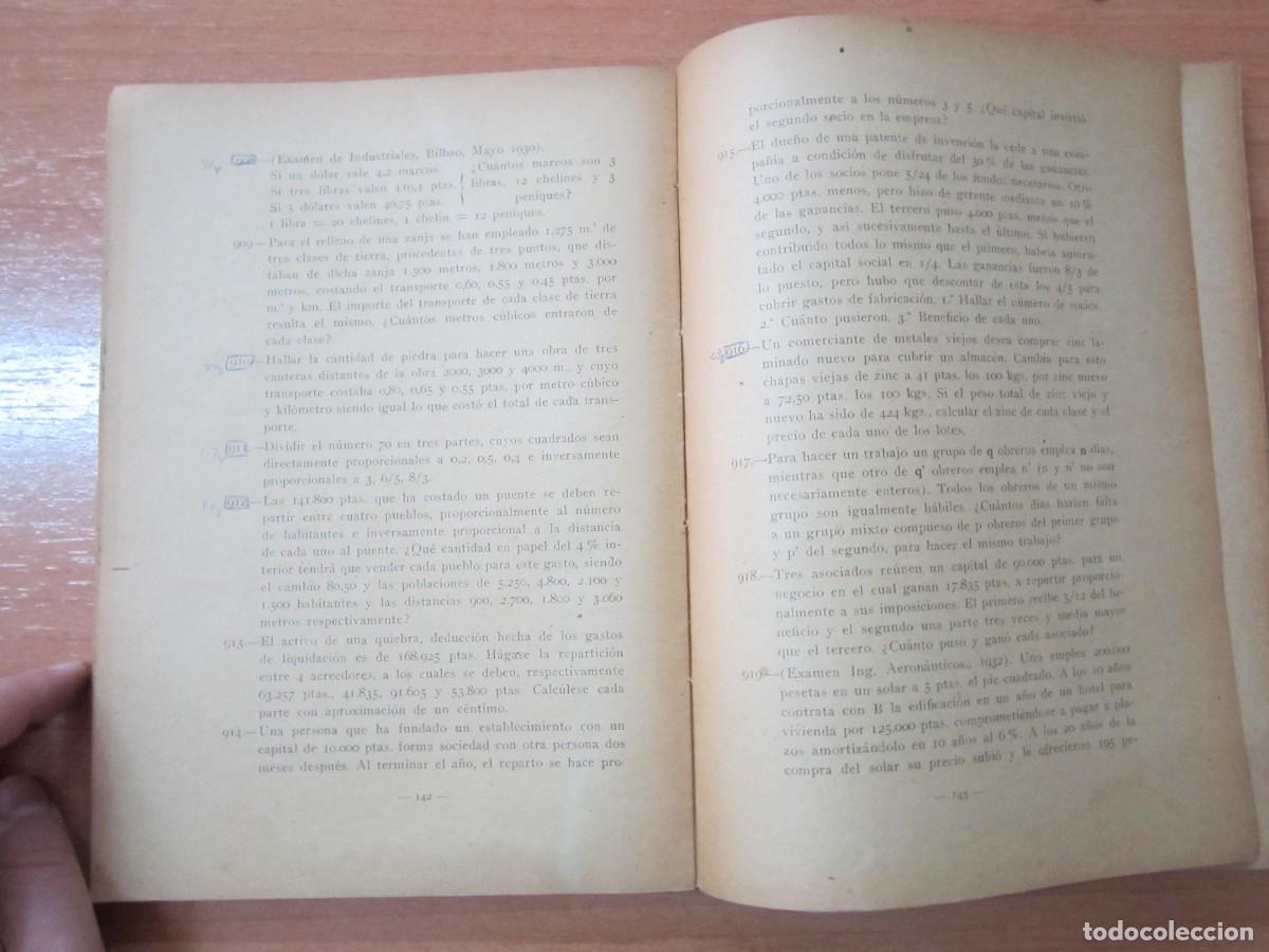 Libros de segunda mano de ciencias: Apuntos y problemas de Aritmetica y Algebra - Foto 3