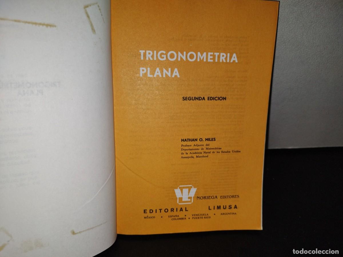 Libros de segunda mano de ciencias: 148- TRIGONOMETR&Iacute;A PLANA - NATHAN O. NILES - Foto 5