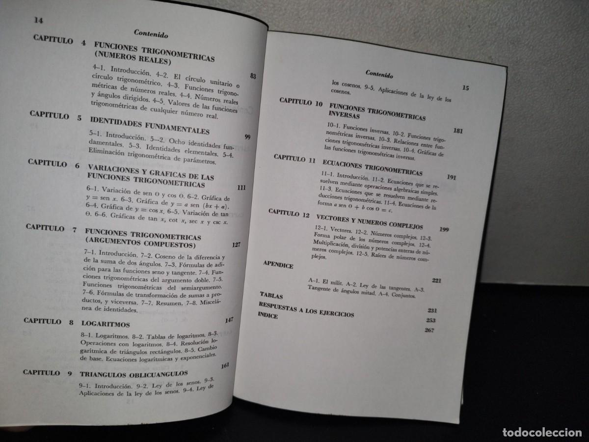 Libros de segunda mano de ciencias: 148- TRIGONOMETR&Iacute;A PLANA - NATHAN O. NILES - Foto 8