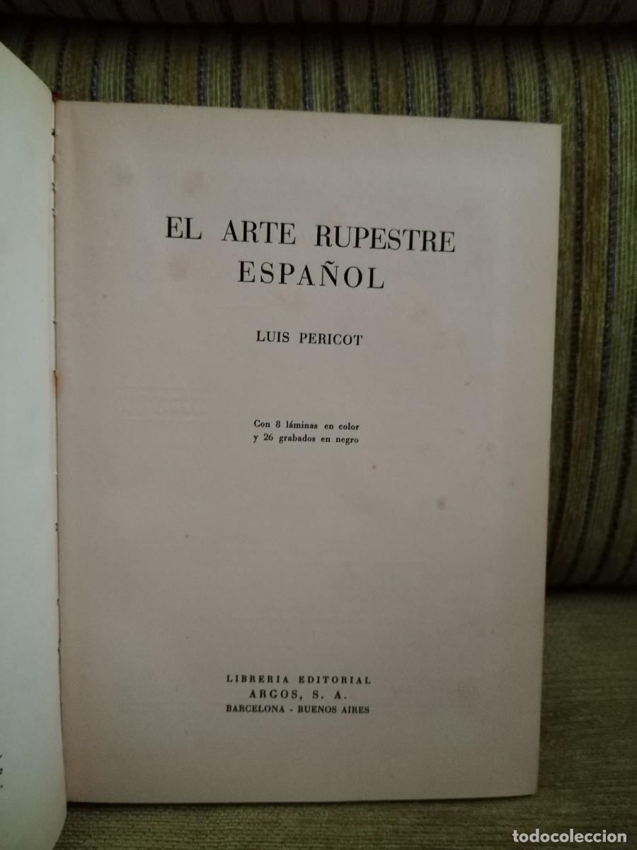 Libros de segunda mano: El arte rupestre espa&ntilde;ol - Foto 1