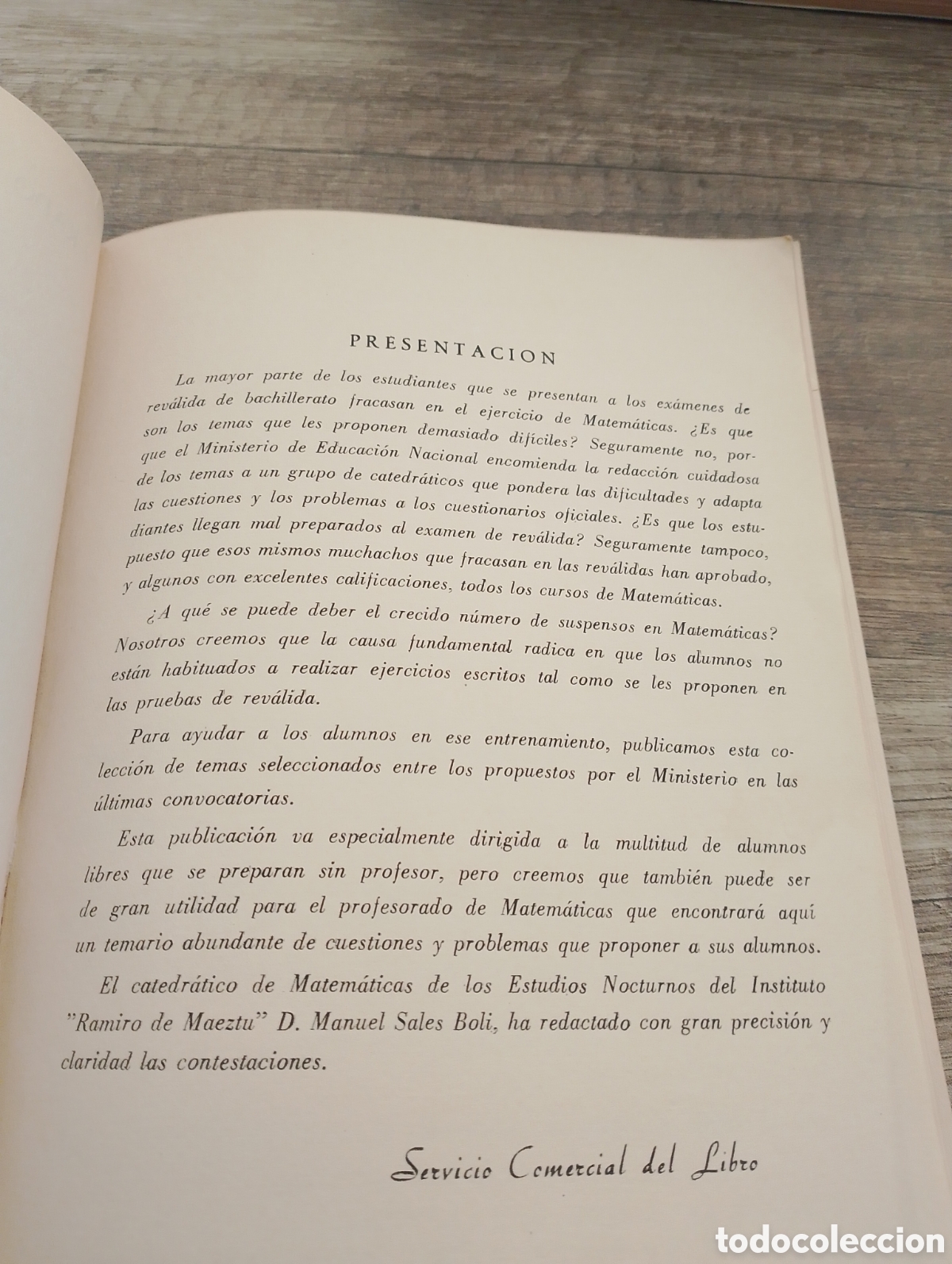 Libros de segunda mano de ciencias: Libro. Temas de matematicas de grado superior. 1968 - Foto 3