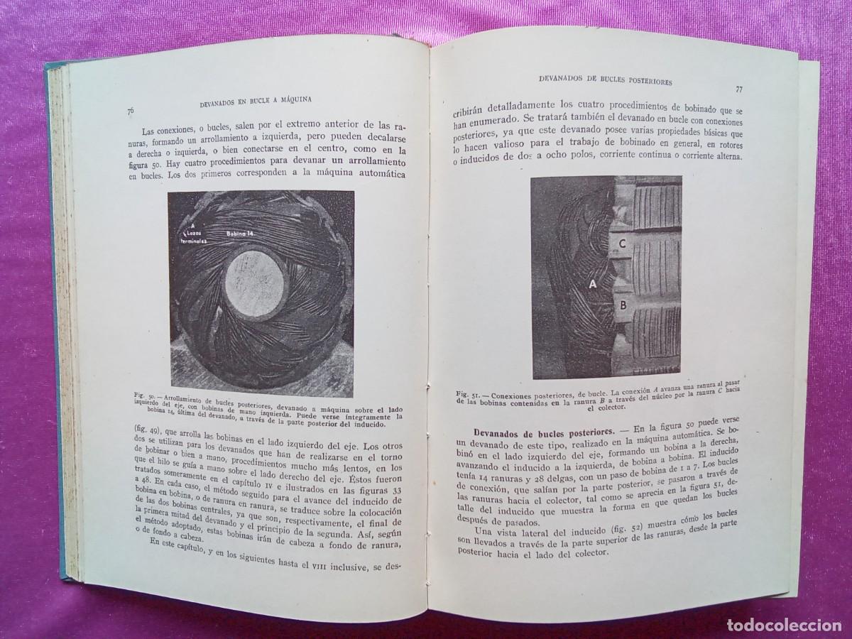 Libros de segunda mano de ciencias: REBOBINADO DE MOTORES PEQUE&Ntilde;OS.D.H.BRAYMER.E/1/2/3 - Foto 4