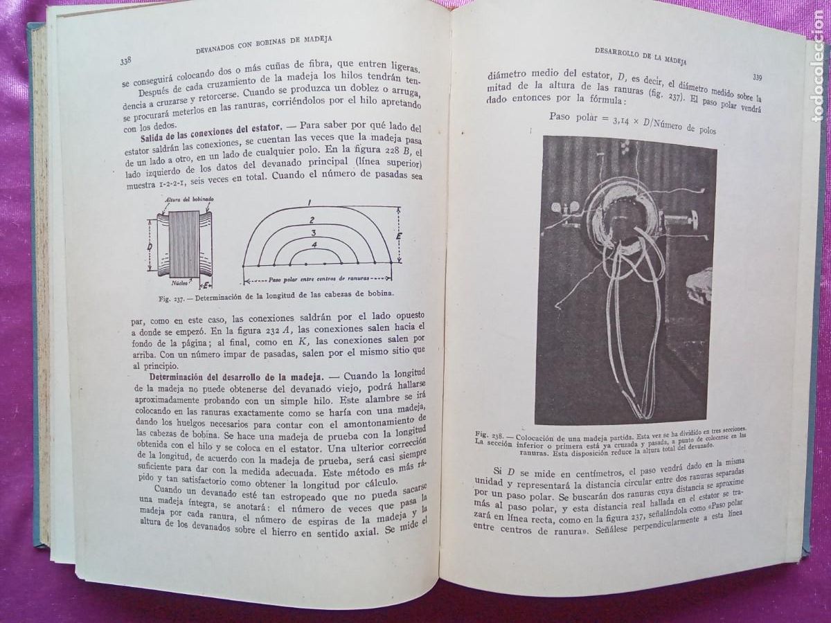 Libros de segunda mano de ciencias: REBOBINADO DE MOTORES PEQUE&Ntilde;OS.D.H.BRAYMER.E/1/2/3 - Foto 5