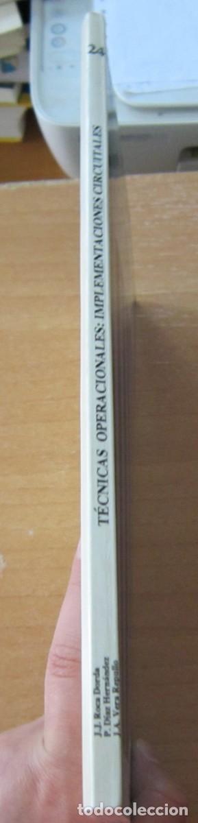 Libros de segunda mano de ciencias: T&eacute;cnicas operacionales: implementaciones circuitales - Foto 2