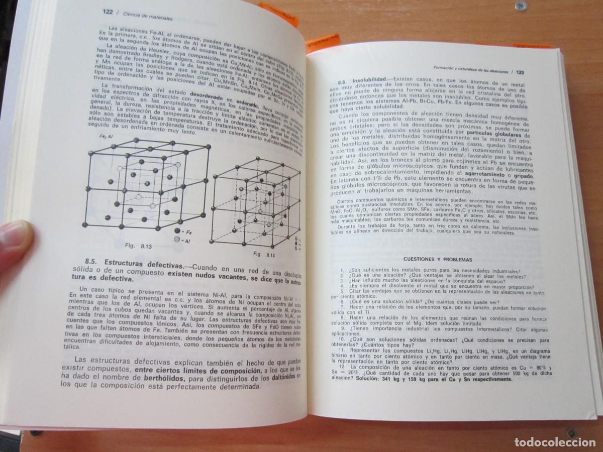 Libros de segunda mano de ciencias: Ciencia de materiales, P. C. Rebollero - Foto 3