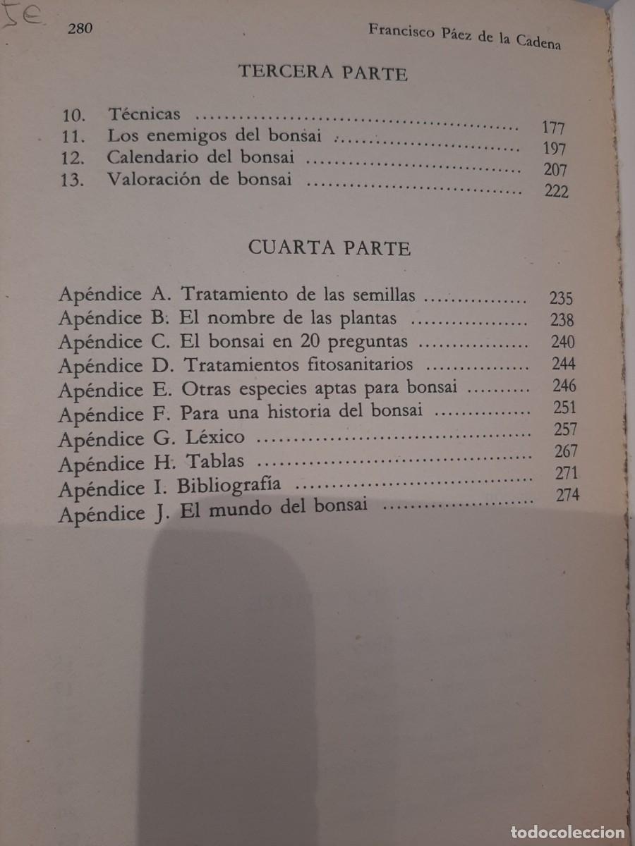 Libros de segunda mano: Francisco P&aacute;ez de la Cadena. El libro del bonsai - Foto 5