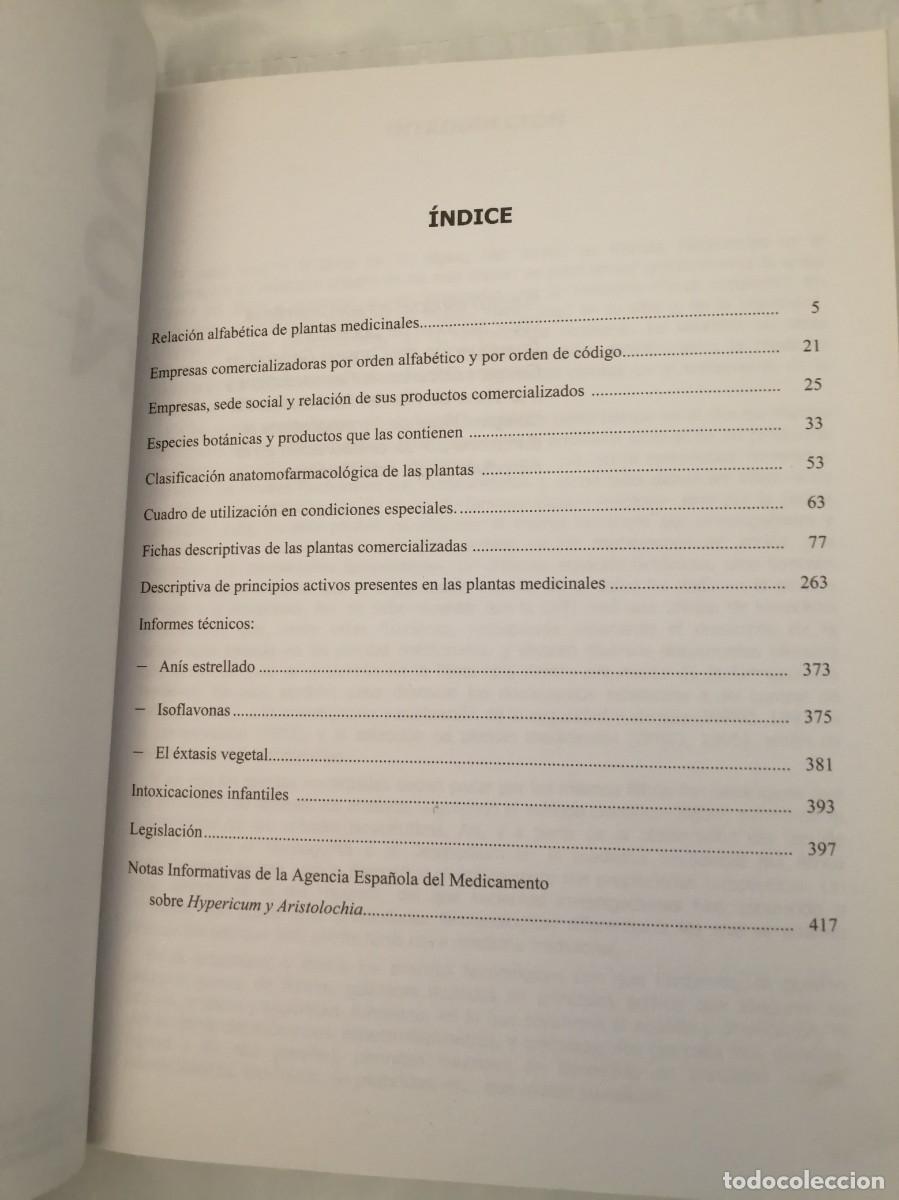 Libros de segunda mano: Cat&aacute;logo de Plantas Medicinales, Colecci&oacute;n: Consejo 2002 - Foto 9