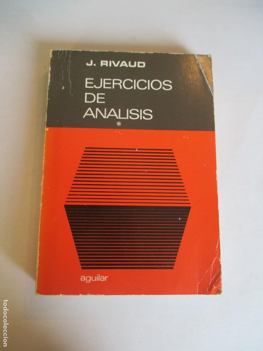 Libros de segunda mano de ciencias: J. RIVAUD Ejercicios de an&aacute;lisis Tomo I W34019 - Foto 1