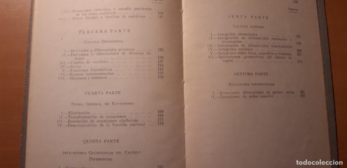 Libros de segunda mano de ciencias: Formulario de Matem&aacute;ticas Superiores - Foto 4