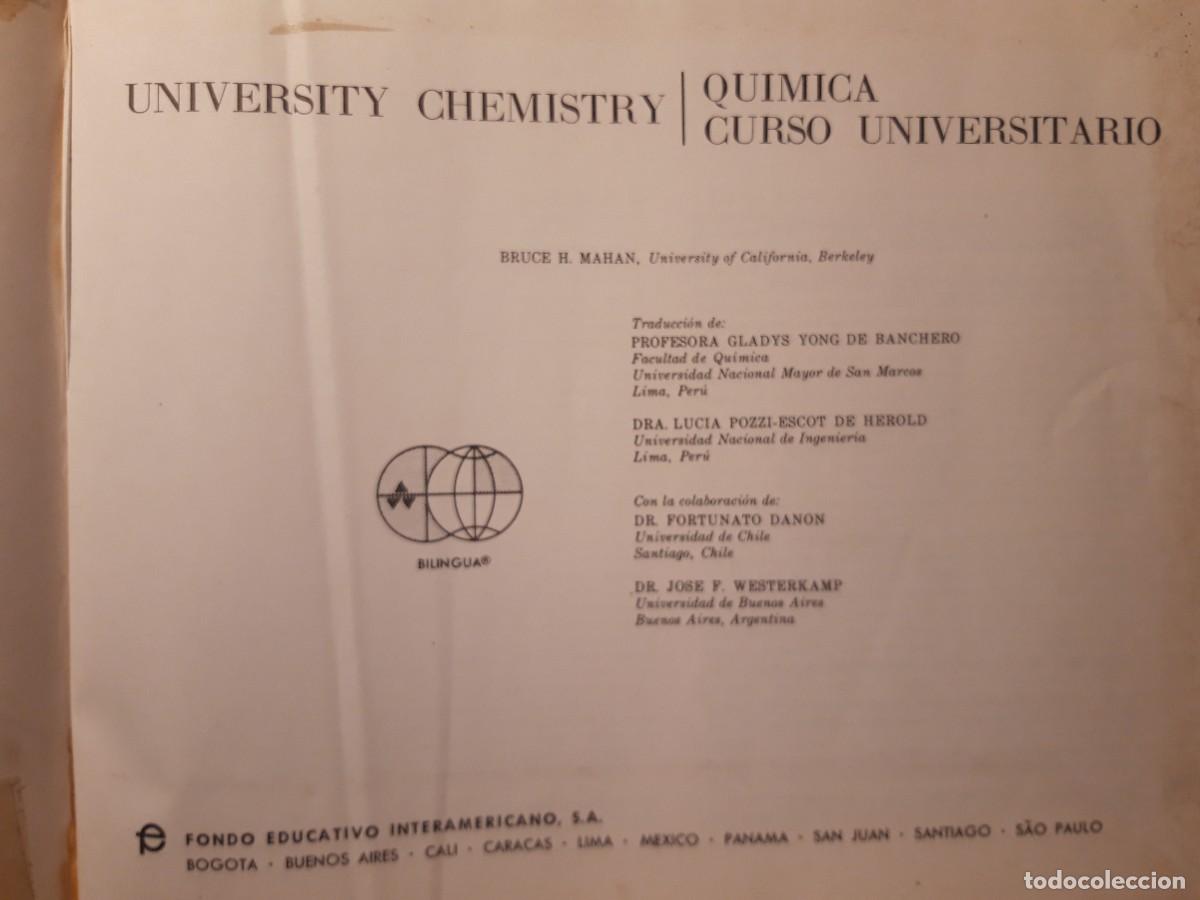 Libros de segunda mano de ciencias: Qu&iacute;mica, curso universitario - Foto 2