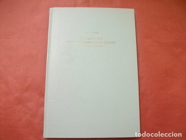 Libros de segunda mano de ciencias: INTRODUCTION TO THE CONSTRUCTIVE THEORY OF FUNCTIONS - JOHN TODD (EN INGL&Eacute;S) - Foto 1
