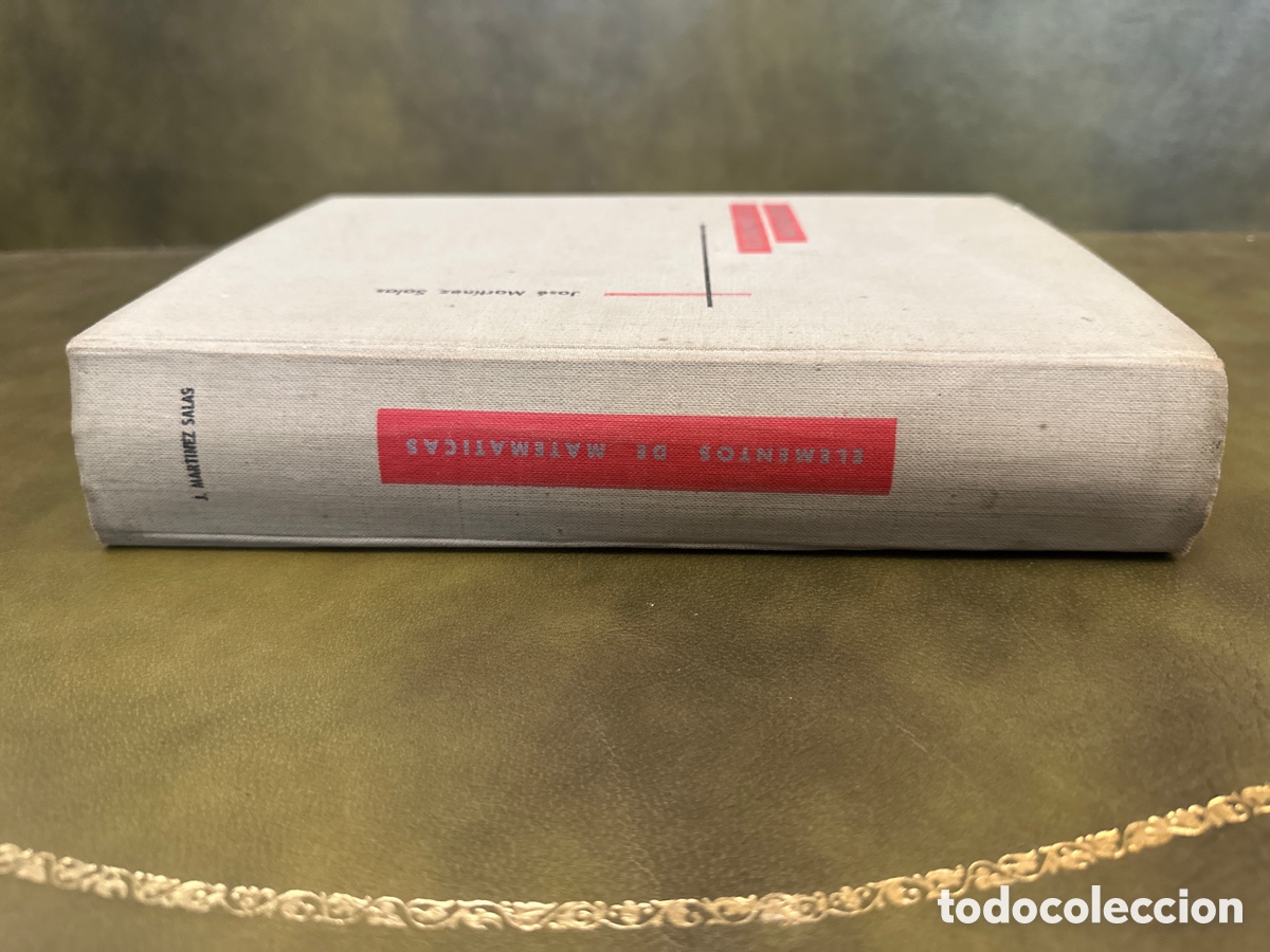 Libros de segunda mano de ciencias: ELEMENTOS DE MATEM&Aacute;TICAS / JOSE MARTINEZ SALAS - Foto 15