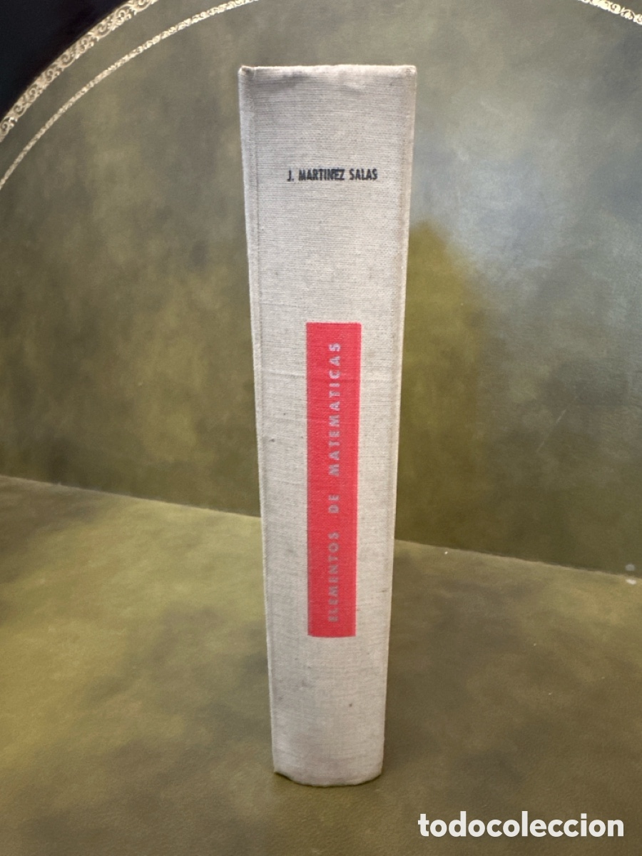 Libros de segunda mano de ciencias: ELEMENTOS DE MATEM&Aacute;TICAS / JOSE MARTINEZ SALAS - Foto 1
