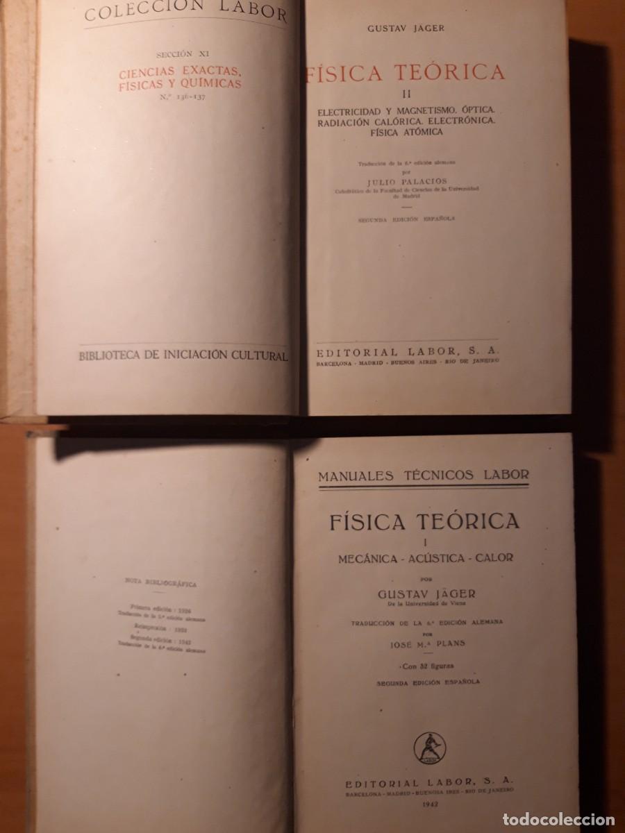 Libros de segunda mano de ciencias: F&iacute;sica Te&oacute;rica tomos I i II - Foto 3