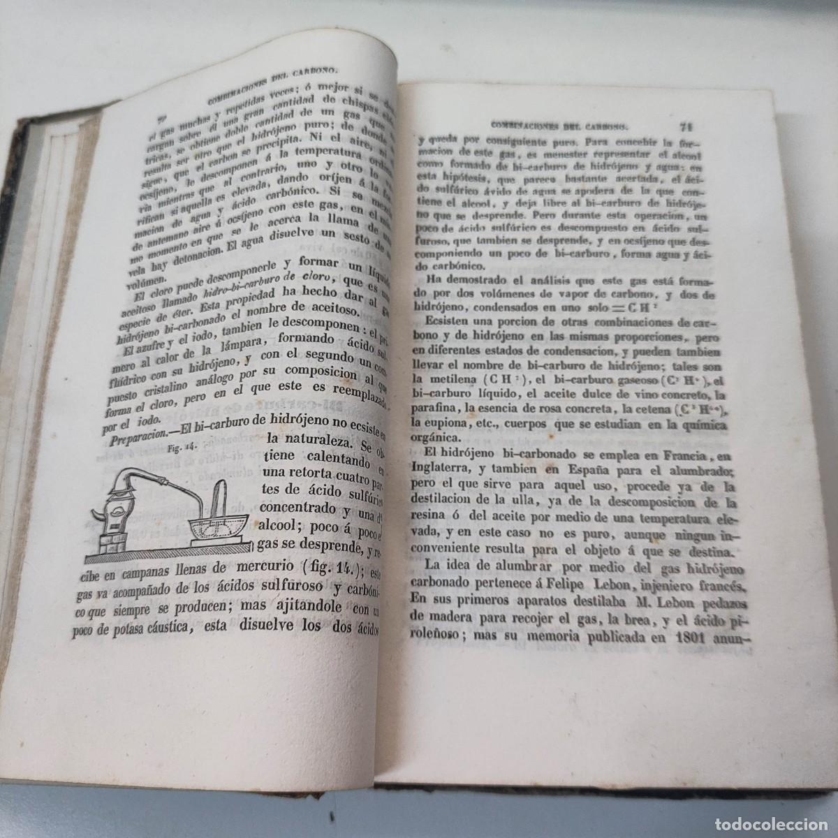 Libros de segunda mano de ciencias: ELEMENTOS DE QU&Iacute;MICA. TOMO I BOUCHARDAT, A. - Foto 5