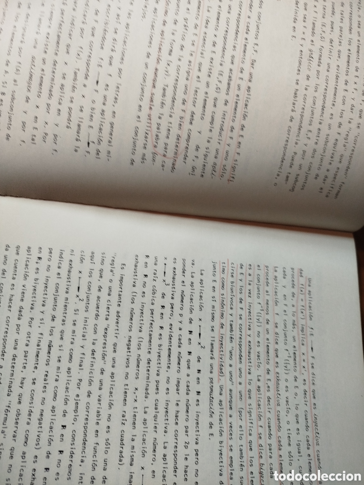 Libros de segunda mano de ciencias: Cursos de matem&aacute;ticas. C&iacute;rculo editor universo.J.l. S&aacute;nchez. Dos tomos - Foto 6