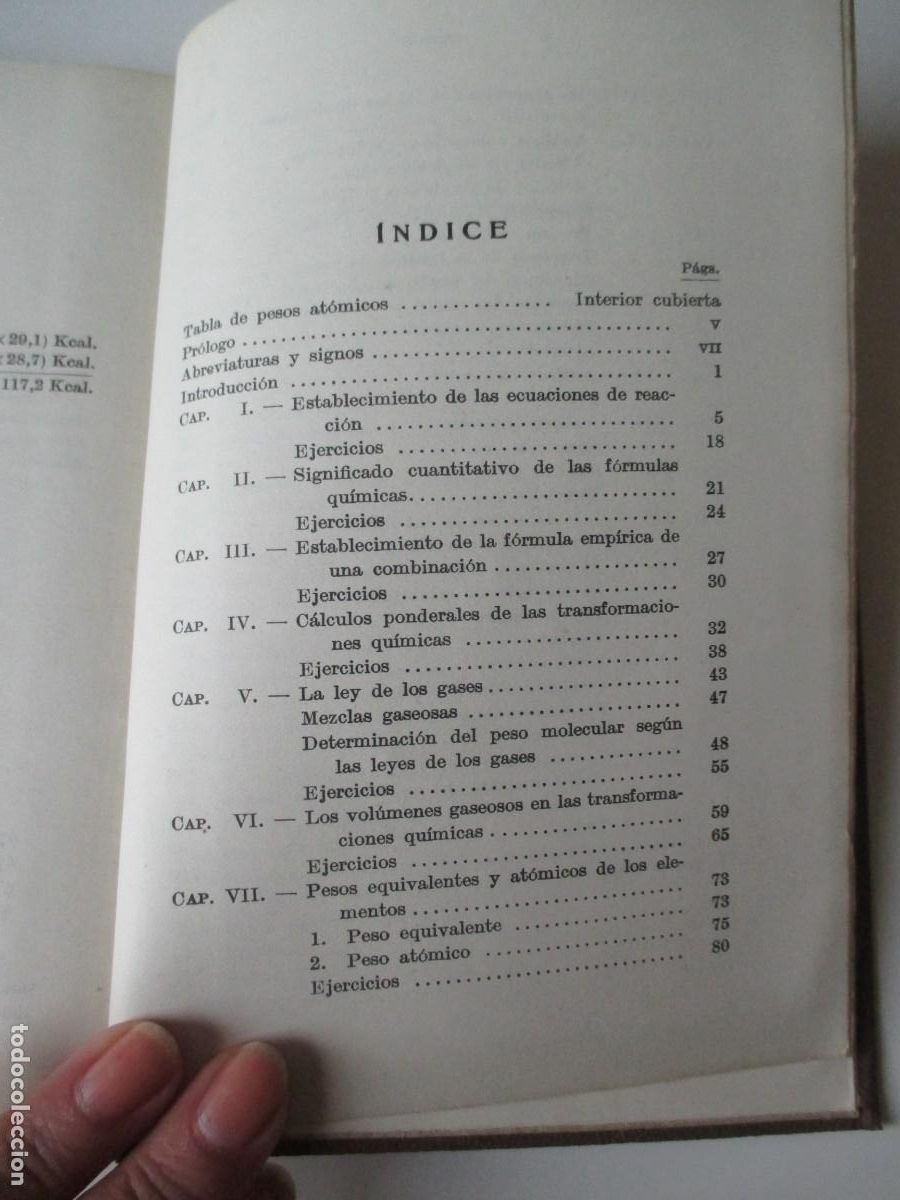 Libros de segunda mano de ciencias: NYL&Eacute;N , WIGREN Tratado de estequiometr&iacute;a W34250 - Foto 3