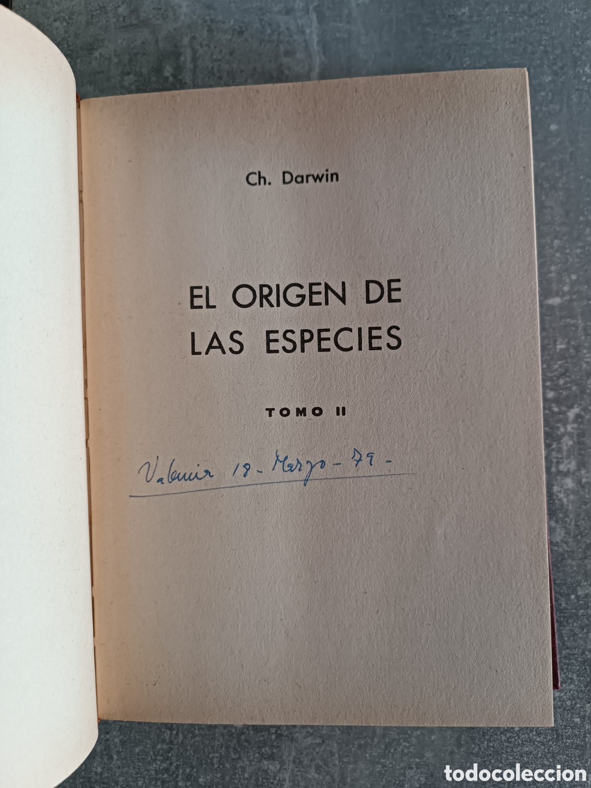 Libros de segunda mano: El origen de las especies. Charles Darwin - Foto 6