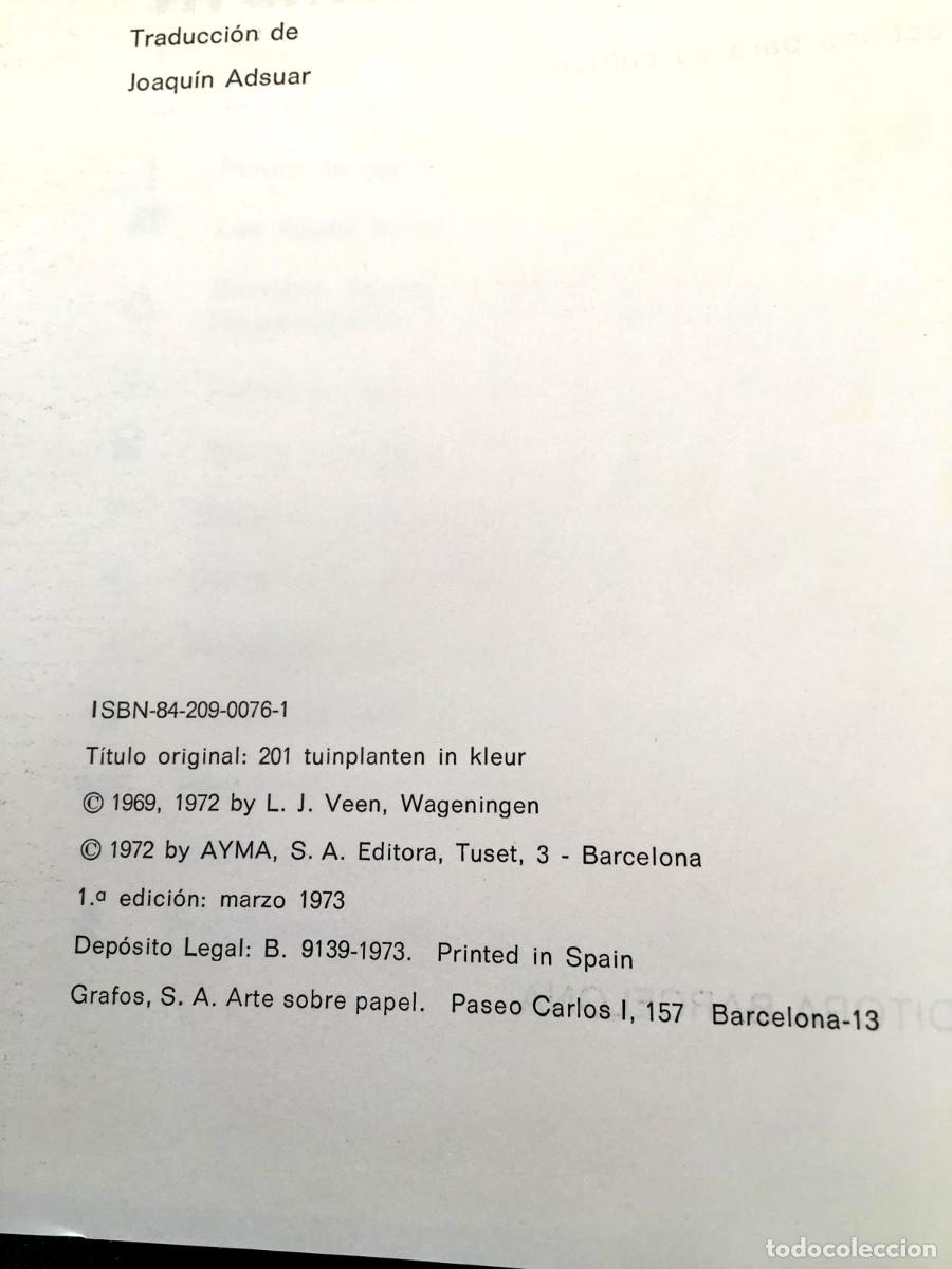 Libros de segunda mano: Libro 201 plantas de jard&iacute;n de Rob Herwig - Foto 2