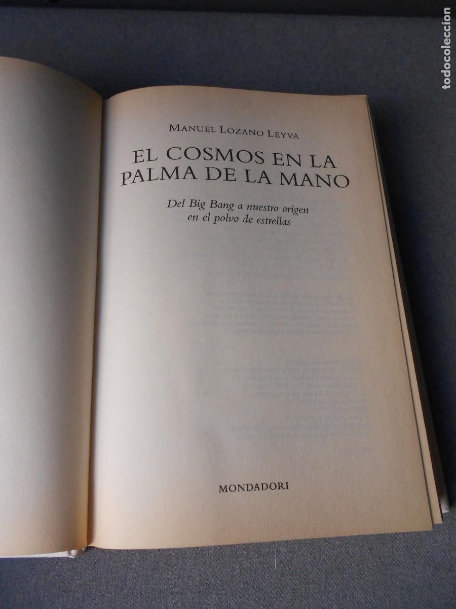 Libros de segunda mano de ciencias: EL COSMOS EN LA PALMA DE LA MANO - Foto 3