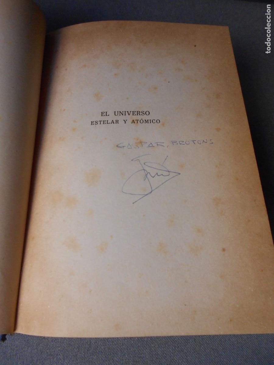 Libros de segunda mano de ciencias: EL UNIVEROS ESTELAR Y ATOMICO - Foto 2