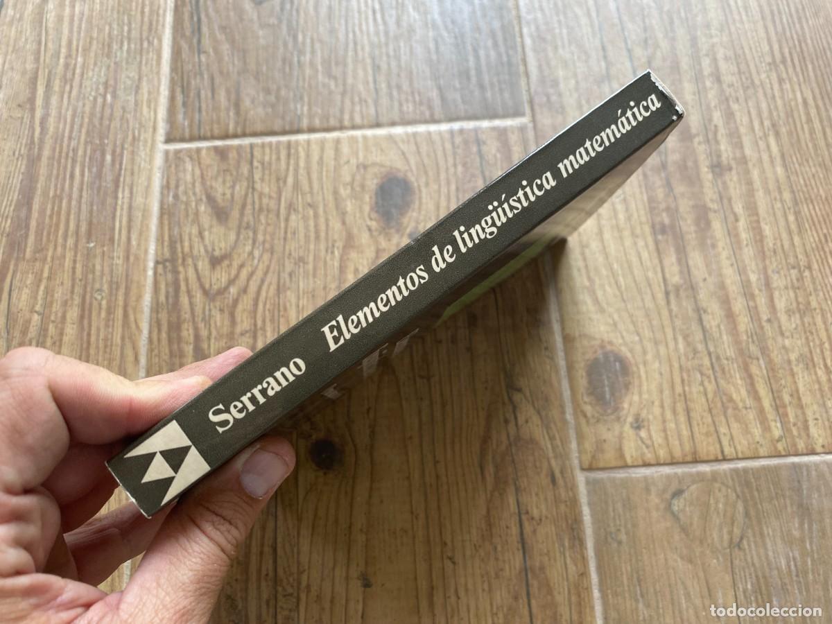 Libros de segunda mano de ciencias: ELEMENTOS DE LINGUISTICA MATEMATICA, SEBASTIAN SERRANO. ANAGRAMA - Foto 2