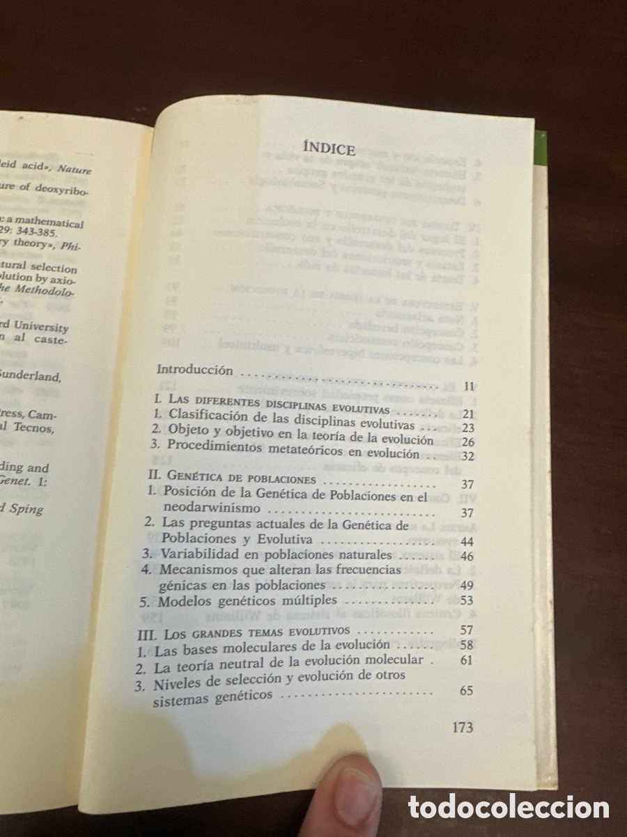 Libros de segunda mano: SOBRE LA ESTRUCTURA DE LA TEORIA DE LA EVOLUCION - ANDRES MOYA - Foto 5