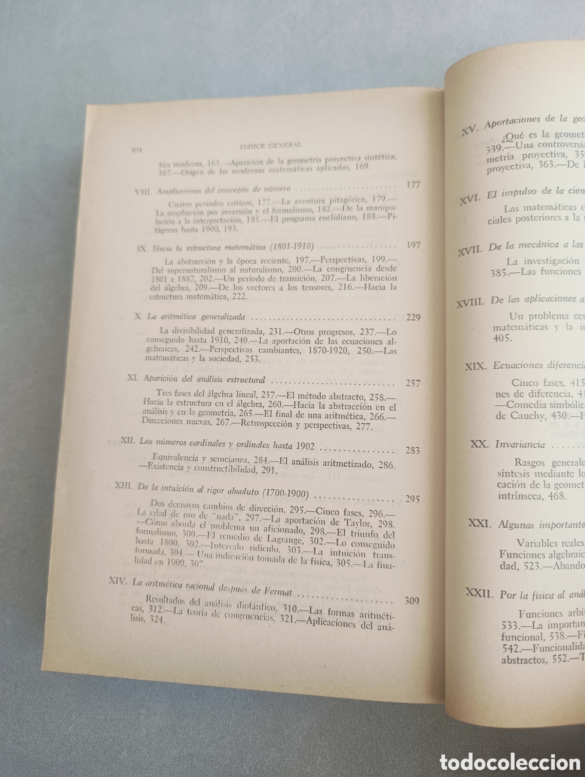 Libros de segunda mano de ciencias: HISTORIA DE LAS MATEM&Aacute;TICAS. Bell, E. T - Foto 7