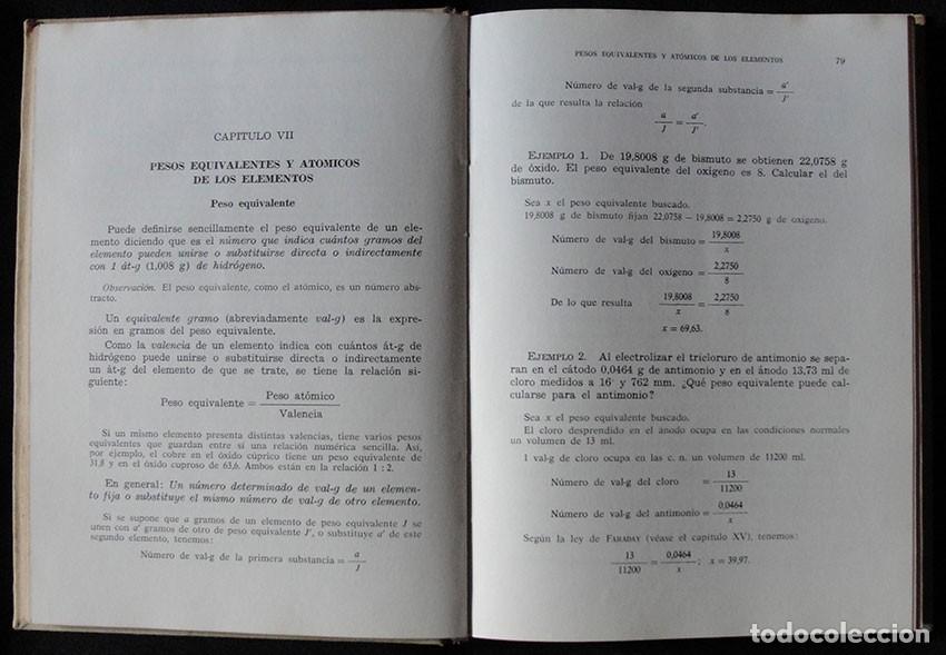 Libros de segunda mano de ciencias: TRATADO DE ESTEQUIOMETRIA - P. NYLEN y N. WIGREN - - Foto 3