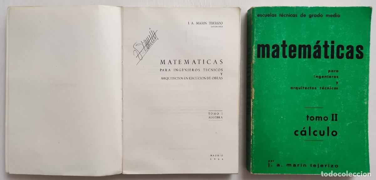 Libros de segunda mano de ciencias: MATEM&Aacute;TICAS PARA INGENIEROS Y ARQUITECTOS T&Eacute;CNICOS. 2 TOMOS. - Foto 2