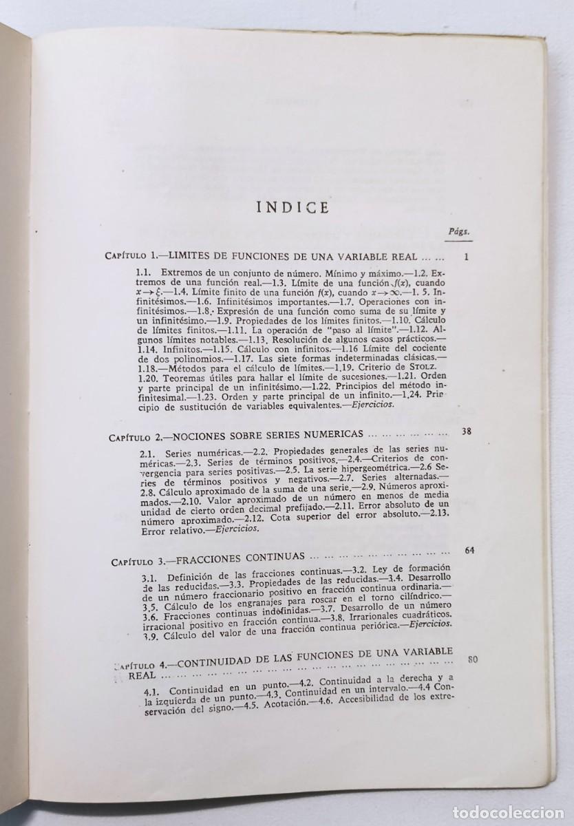 Libros de segunda mano de ciencias: MATEM&Aacute;TICAS PARA INGENIEROS Y ARQUITECTOS T&Eacute;CNICOS. 2 TOMOS. - Foto 8