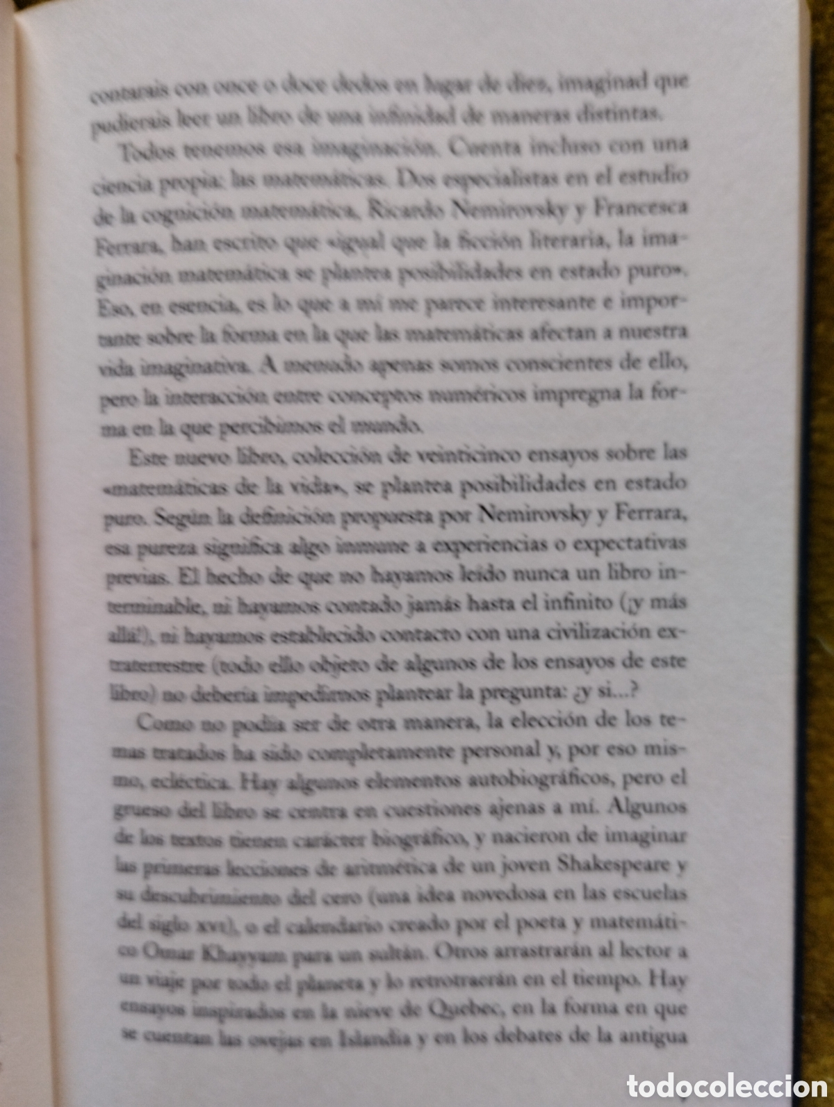 Libros de segunda mano de ciencias: LA POES&Iacute;A DE LOS N&Uacute;MEROS, C&Oacute;MO LAS MATEM&Aacute;TICAS ILUMINAN MI VIDA. - Foto 14