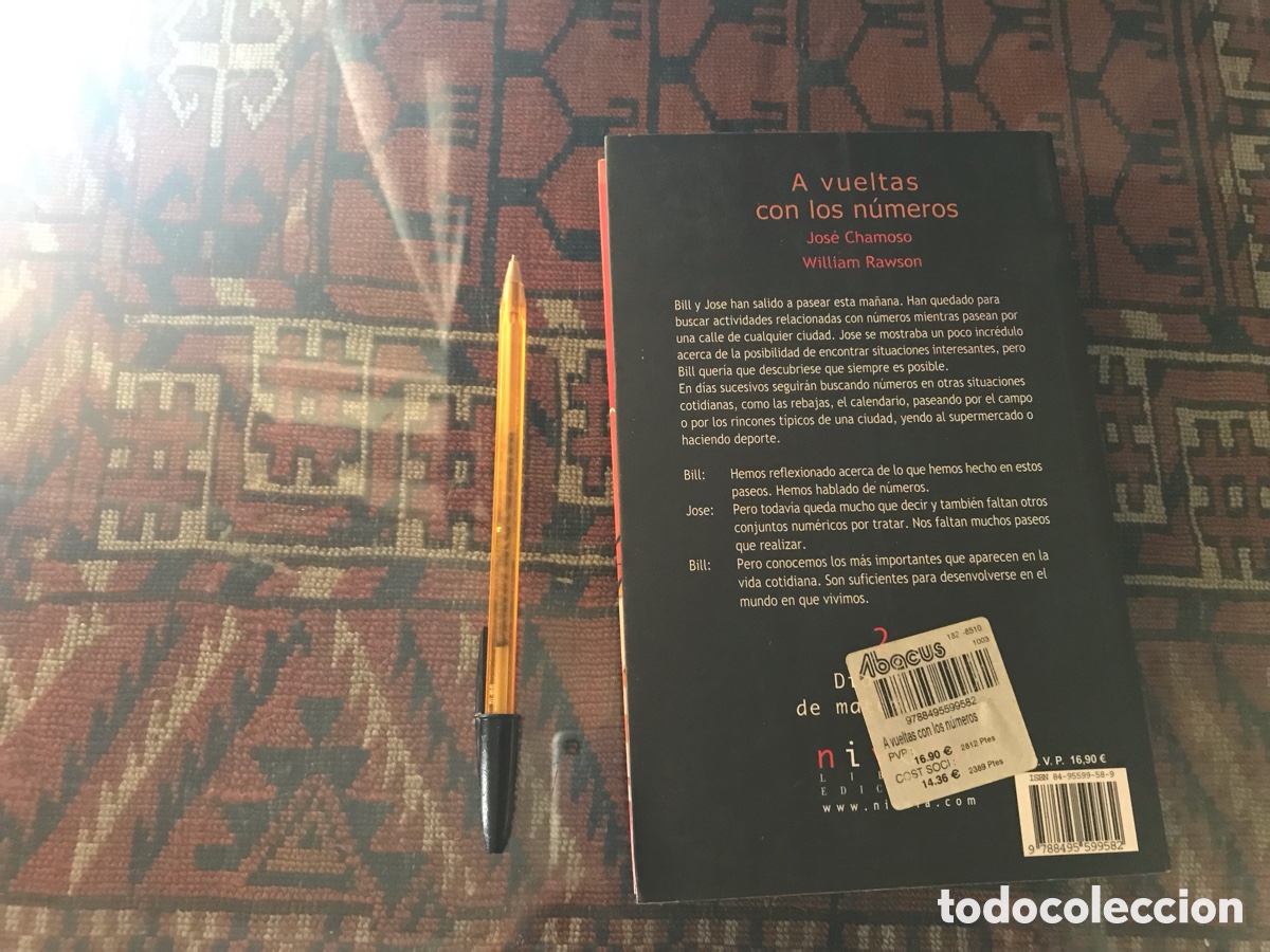 Libros de segunda mano de ciencias: A vuelta con los n&uacute;meros. Jos&eacute; Chamoso. William Rawson. Nivola - Foto 3