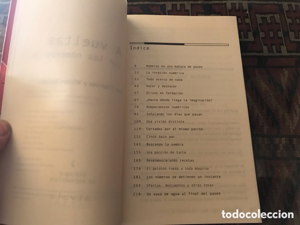 Libros de segunda mano de ciencias: A vuelta con los n&uacute;meros. Jos&eacute; Chamoso. William Rawson. Nivola - Foto 4