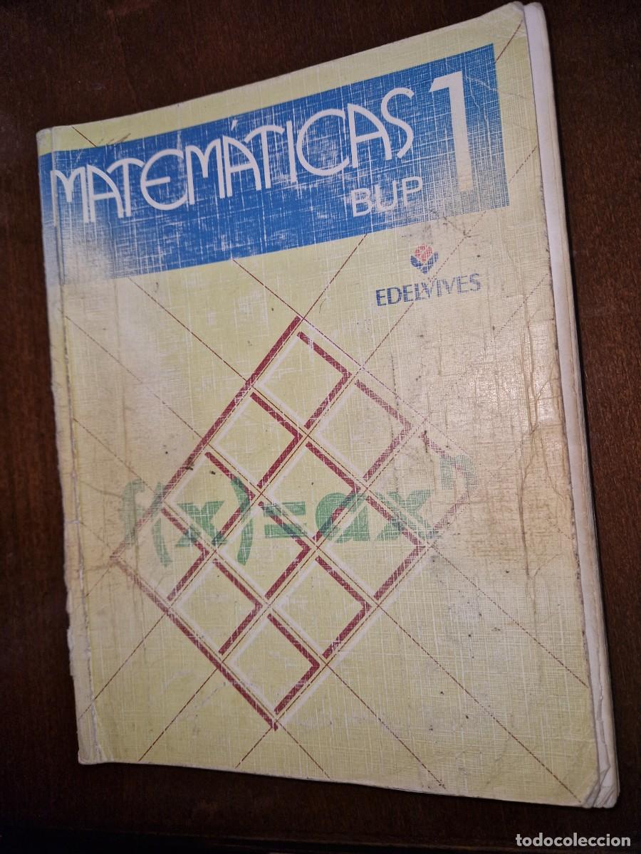 Libros de segunda mano de ciencias: MATEMATICAS BUP 1 - EDELVIVES - Foto 1