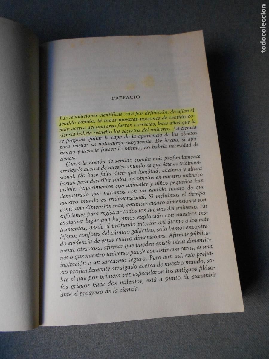 Libros de segunda mano de ciencias: HIPERESPACIO. MICHIO KAKU - Foto 4