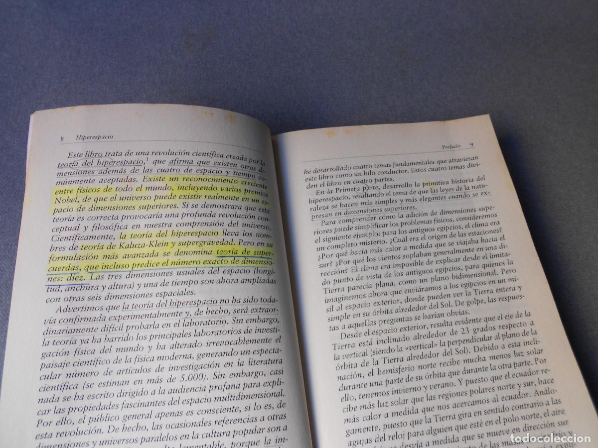 Libros de segunda mano de ciencias: HIPERESPACIO. MICHIO KAKU - Foto 5