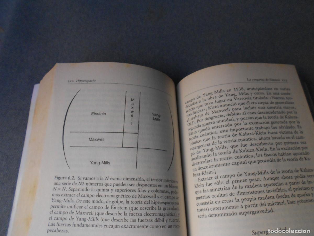 Libros de segunda mano de ciencias: HIPERESPACIO. MICHIO KAKU - Foto 7
