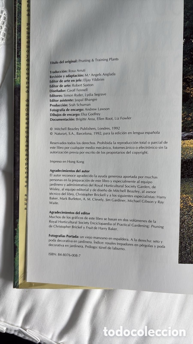 Libros de segunda mano: PODA Y DESARROLLO DE LAS PLANTAS - Foto 4