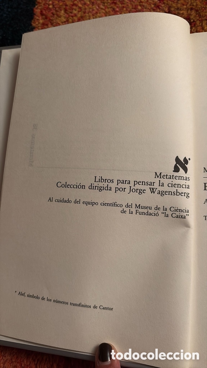 Libros de segunda mano: EL QUARK Y EL JAGUAR. Murray Gell. Mann - Foto 5
