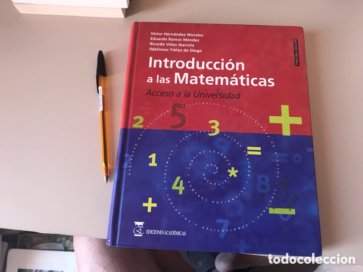 Libros de segunda mano de ciencias: Introducci&oacute;n a las matem&aacute;ticas. Acceso a la universidad - Foto 1